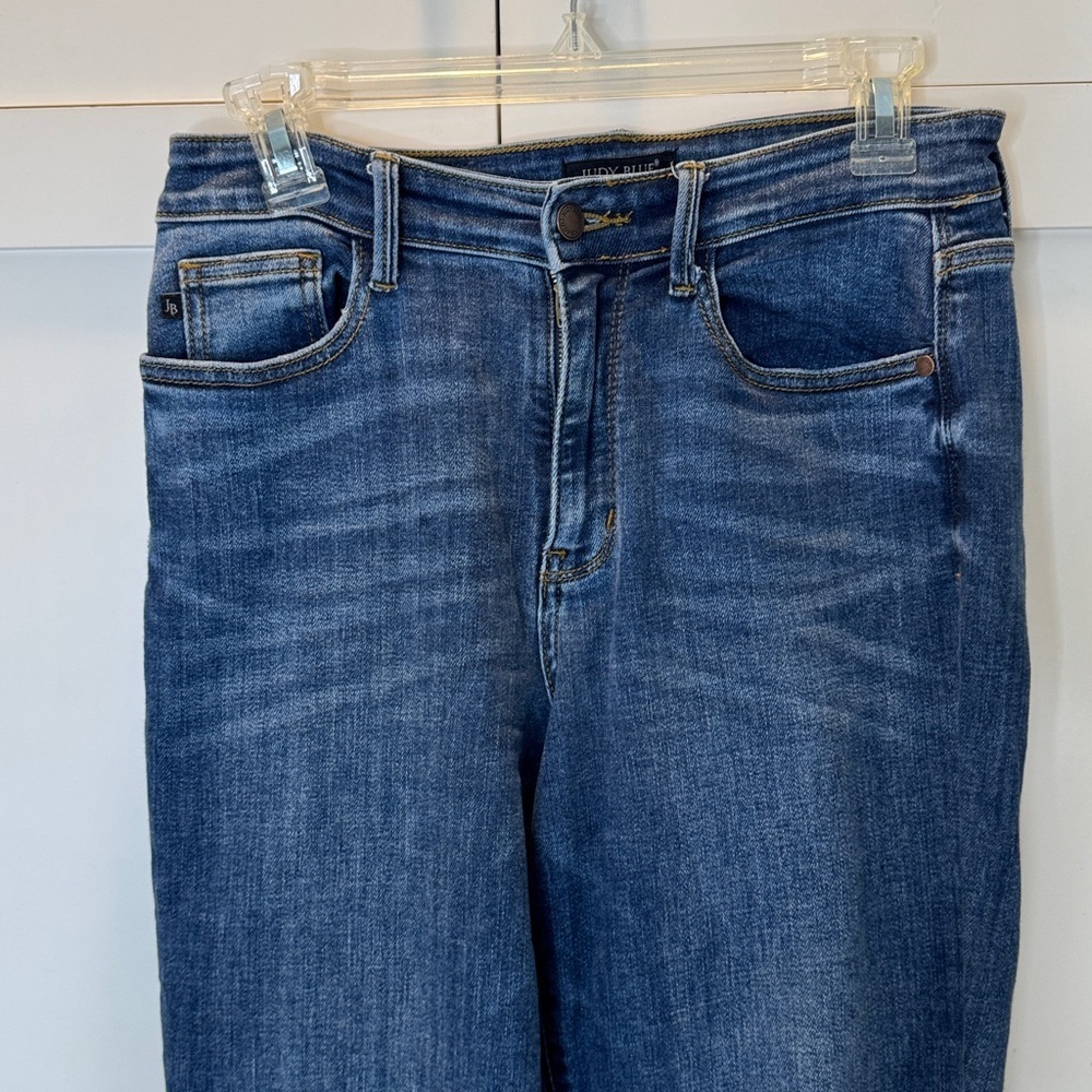 Judy Blue Slim Fit High Waisted Jeans Dark Wash 5/27 Style #JB82549DK - Picture 3 of 10